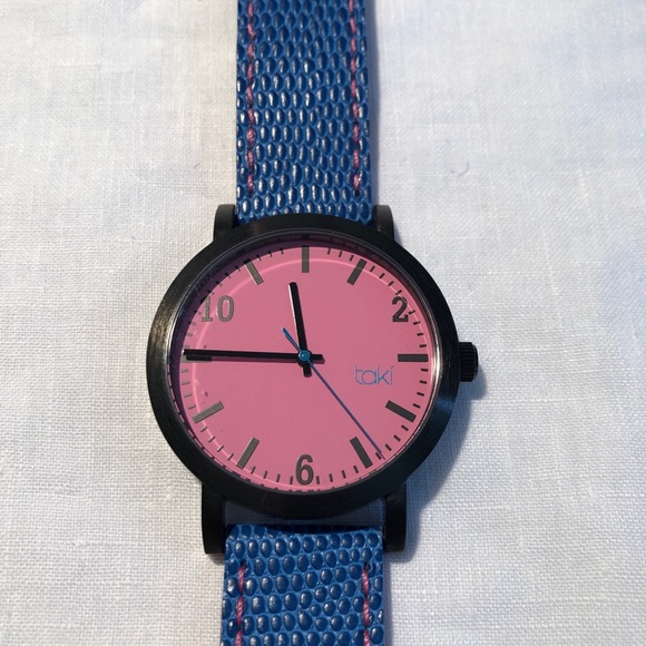 Taki Jewelry - Taki Morgan Watch in Pink/Blue